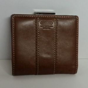 Coach Brown Leather Wallet
